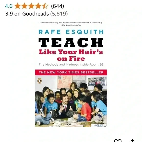 EUC Teach Like Your Hair is on Fire paperback - Picture 3 of 6